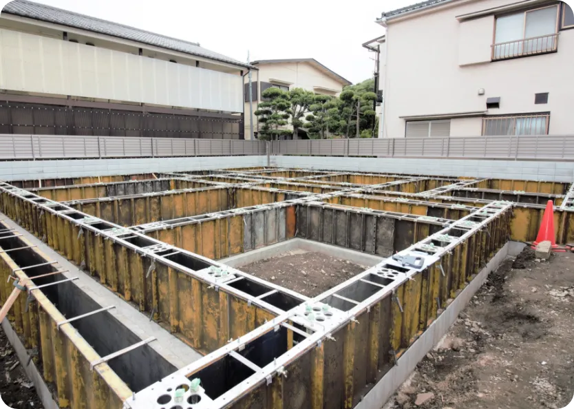 基礎工事の様子