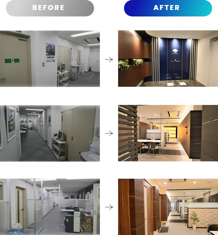 before after
