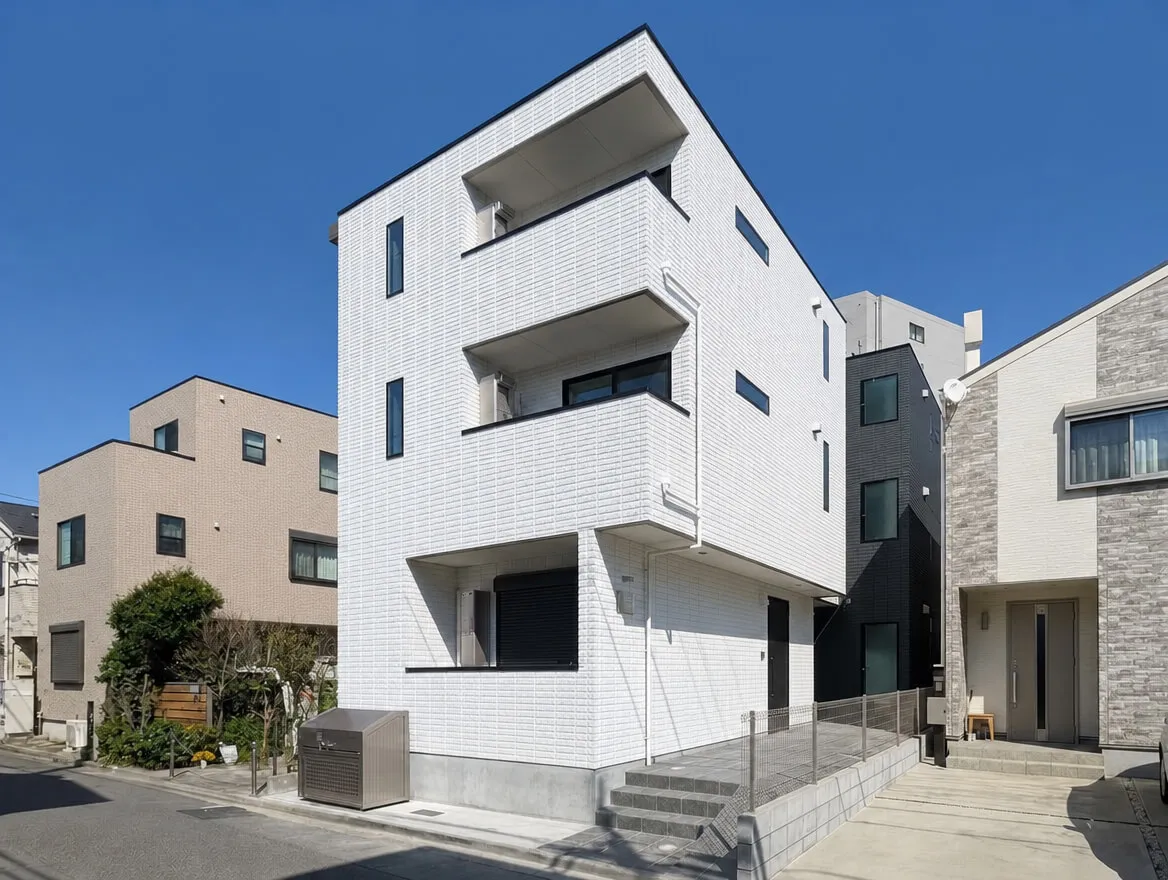 洗練された外観とこだわりの設備が調和する賃貸併用住宅