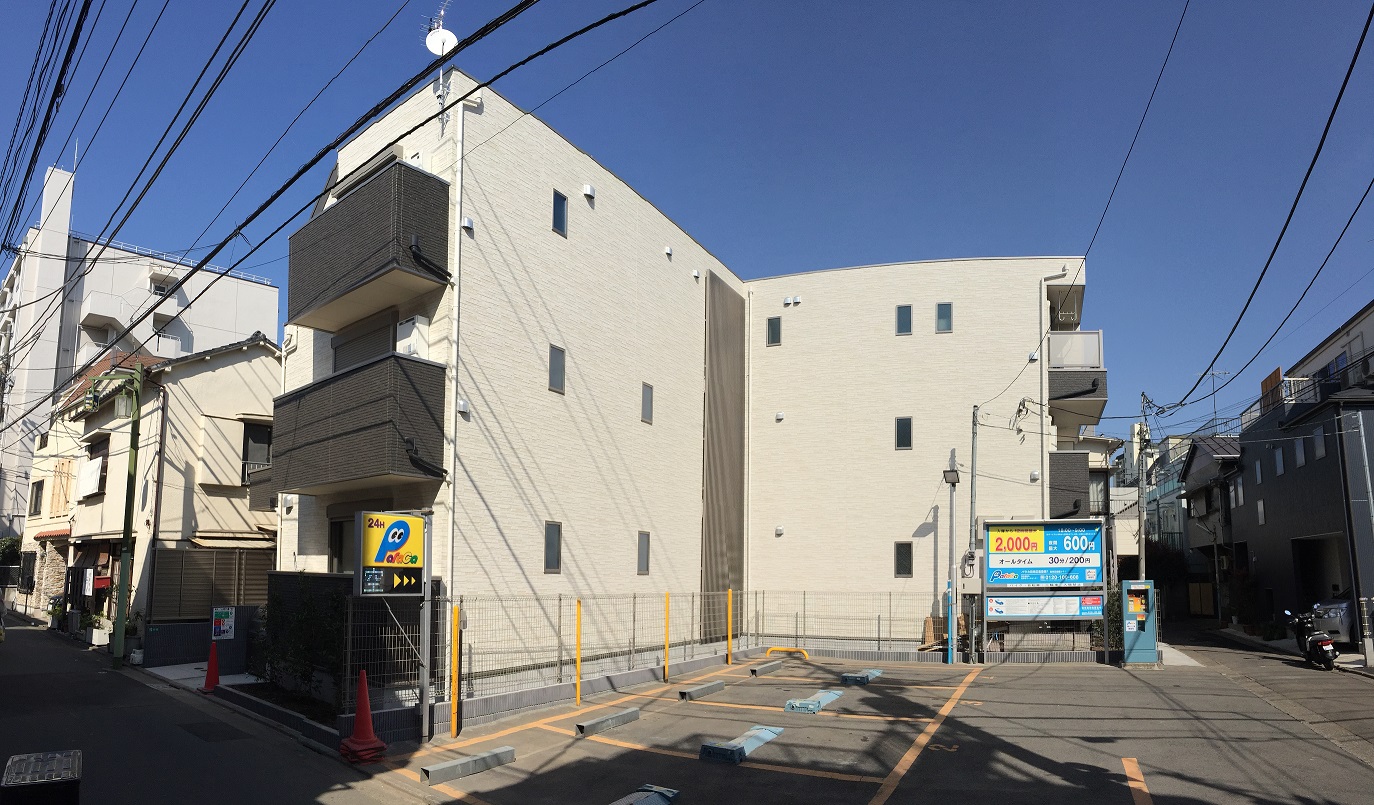変形敷地を最大限に活用した住居併用賃貸住宅
